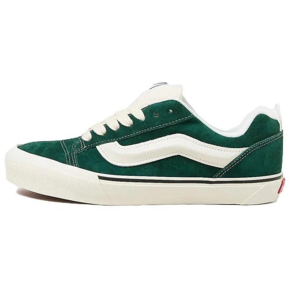 VANS Knu Skool Mens Size 9‎ Pig Suede Green White VN000CS0CX2 - NEW - Picture 2 of 5